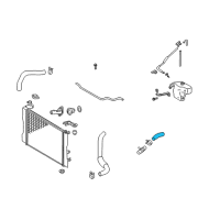 OEM Pontiac Vibe Rear Hose Diagram - 88975756