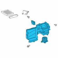 OEM 2015 Toyota Tundra Case Assembly Diagram - 87130-0C070
