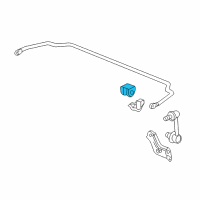 OEM 2003 Acura TL Bush, Rear Stabilizer Holder Diagram - 52306-S0E-015