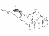 OEM Toyota Mirai Park Brake Shoes Adjuster Diagram - 47405-32010