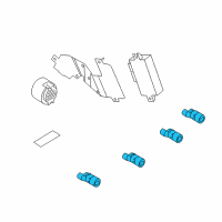 OEM 2001 BMW 325xi Ultrasonic Sensor Diagram - 66-21-6-902-180