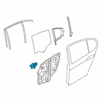 OEM BMW M340i DRIVE, WINDOW LIFTER, REAR L Diagram - 51-35-8-495-867