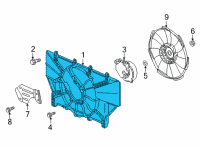OEM 2021 Honda CR-V Shroud Complete Diagram - 19015-5TZ-H01