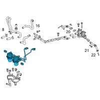 OEM 2014 Toyota Land Cruiser Air Injection Reactor Pump Diagram - 17610-0S030