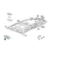 OEM 2014 Honda Accord Holder As*YR449L* Diagram - 88217-TR0-A01ZK