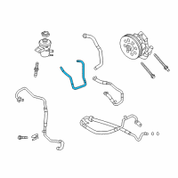 OEM 2013 Ford F-150 Upper Return Hose Diagram - BL3Z-3A713-L