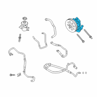 OEM 2011 Ford F-150 Power Steering Pump Diagram - BL3Z-3A696-A