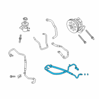 OEM Ford F-150 Pressure Line Assembly Diagram - AL3Z-3A719-G