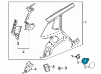 OEM 2021 Nissan Rogue Base Assy-Fuel Filler Diagram - 78120-6RA0A