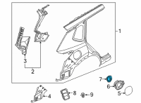 OEM Nissan Base Assy-Fuel Filler Diagram - 78121-6RA0A