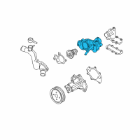 OEM 2012 Infiniti FX50 Housing-THERMOSTAT Diagram - 11061-1CA0A