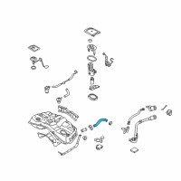 OEM 2015 Kia K900 Hose-Fuel Filler Neck Diagram - 310363M500