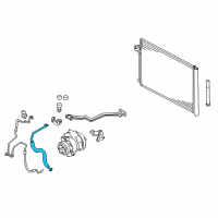 OEM 2011 BMW X5 Suction Pipe Diagram - 64-50-9-222-724