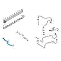 OEM 2018 Ford Focus Outlet Hose Diagram - F1FZ-7W063-A