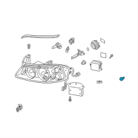 OEM Nissan Maxima Grommet-Screw Diagram - 76848-51U00