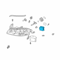 OEM Infiniti M45 Control-Head Lamp Diagram - 26055-VC000