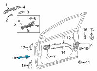 OEM Toyota Mirai Door Check Diagram - 68610-62010