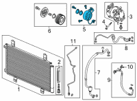 OEM 2022 Honda Civic COIL SET Diagram - 38924-64A-A01