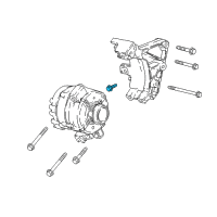 OEM Chevrolet Spark AC Hose Bolt Diagram - 11588724