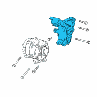 OEM Chevrolet Mount Bracket Diagram - 12681536