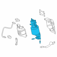 OEM 2017 Acura RLX Catalytic Converter Diagram - 18190-R9S-A00