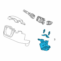 OEM 2015 Acura RDX Lock Assembly, Steering (Electrical) Diagram - 06351-TX4-A11