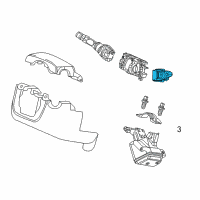 OEM 2016 Acura RDX Switch Assembly, Wiper Diagram - 35256-TX4-H11