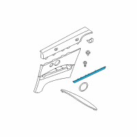 OEM 2011 BMW M3 Light Strip, Rear Right Diagram - 51-43-9-151-560