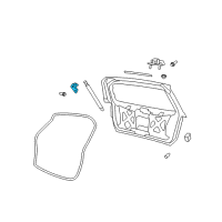 OEM Dodge Bracket-Deck Lid Prop Diagram - 5178418AA