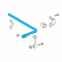 OEM Toyota Venza Stabilizer Bar Diagram - 48812-42050