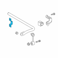 OEM Toyota Venza Bushing Bracket Diagram - 48835-42010