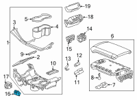 OEM 2021 GMC Acadia Heat Switch Diagram - 84693331