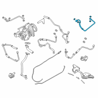 OEM BMW Oil Pipe Diagram - 11-42-7-562-141