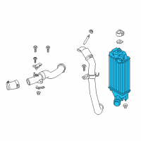 OEM 2015 Ford Fiesta Intercooler Diagram - C1BZ-6K775-E