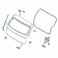 OEM Hyundai Venue Lifter Assembly-Tail Gate, LH Diagram - 81831-K2000