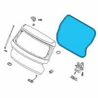 OEM 2021 Hyundai Venue W/STRIP-Tail Gate OPNG Diagram - 81761-K2000