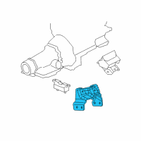 OEM Chevrolet Silverado 3500 HD Mount Bracket Diagram - 15113855