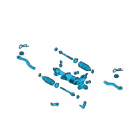 OEM 2011 Lexus GS460 Power Steering Link Assembly Diagram - 44200-30A90