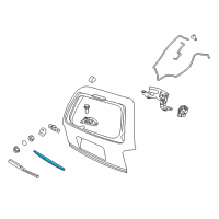 OEM 2015 Lincoln Navigator Rear Blade Diagram - 9L1Z-17528-B