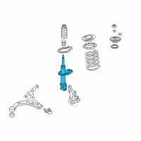 OEM 2007 Kia Sedona Shock Absorber Assembly Diagram - 546514D001