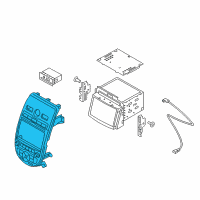 OEM 2013 Kia Soul Keyboard Assembly-AV/NAV Diagram - 965402K800DS5