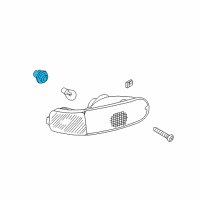 OEM 2001 Dodge Stratus Bulb-Back-Up Lamp Diagram - MU805815