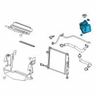 OEM 2016 Cadillac CTS Reservoir Diagram - 22948113