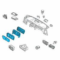 OEM 2017 Kia K900 Cluster Assembly-Instrument Diagram - 940213T580