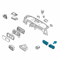 OEM 2015 Kia K900 Control Assembly-Heater Diagram - 972503T600