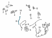 OEM 2022 Buick Encore GX Lock Rod Diagram - 42716291