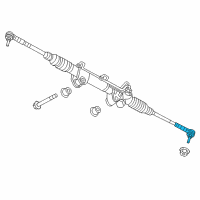 OEM Ram 3500 Tie Rod-Outer End Diagram - 5073582AD