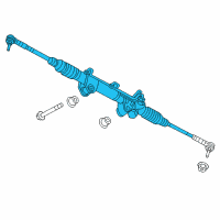 OEM 2007 Dodge Ram 1500 Gear-Rack And Pinion Diagram - 5154494AC