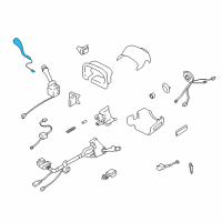 OEM 2000 Pontiac Bonneville Lever Asm, Automatic Transmission Control *Paint To Mat Diagram - 26061992