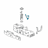 OEM Chevrolet Silverado Fuel Gauge Sending Unit Diagram - 84715868